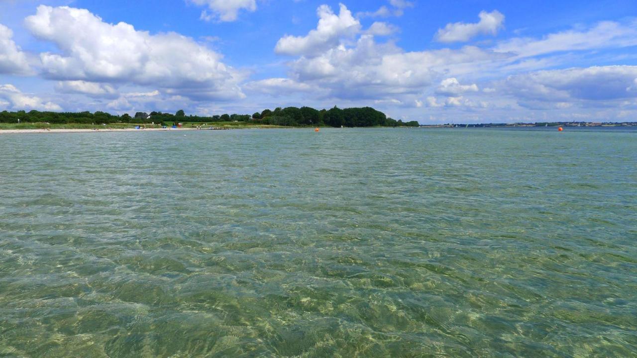 Seeblick II - Gemuetliche 60Qm - Ganzes Haus - 50M Zum Naturstrand - Mit Terrasse Und Grossem Garten Glücksburg Esterno foto